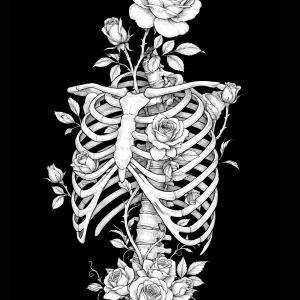 Cuadro de Arte Blanco y Negro- 04