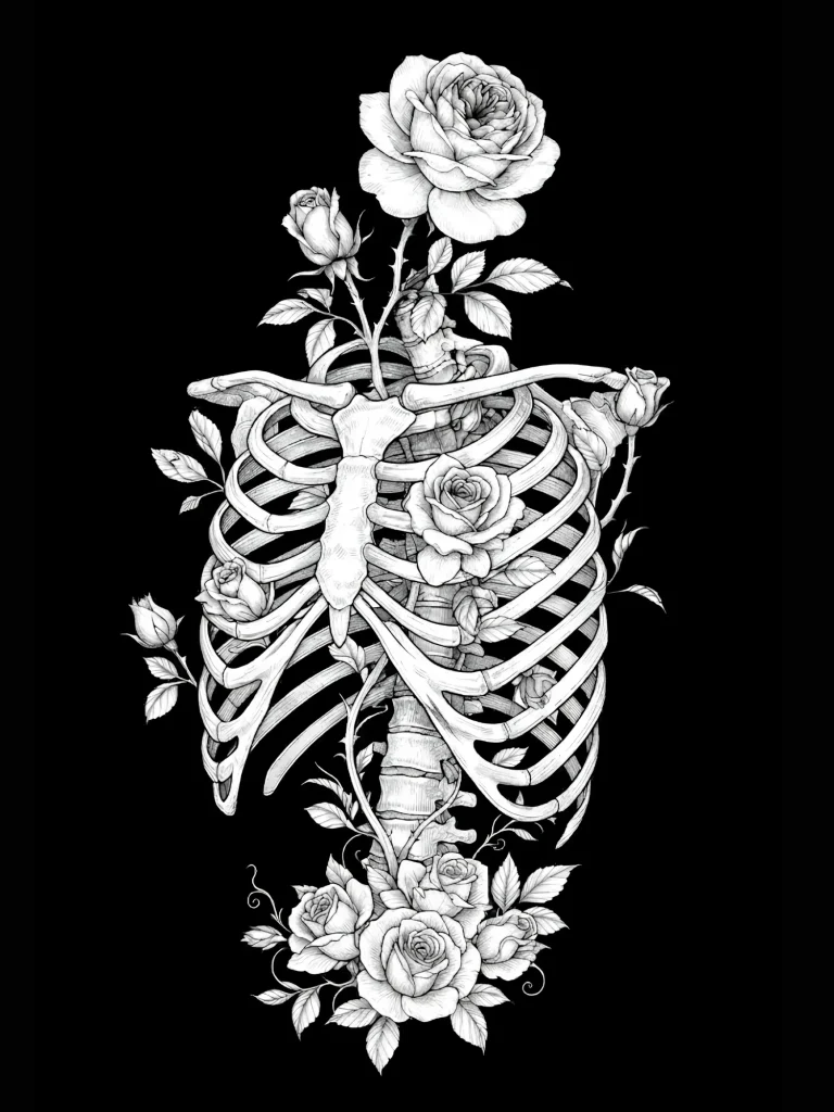 Cuadro de Arte Blanco y Negro- 04
